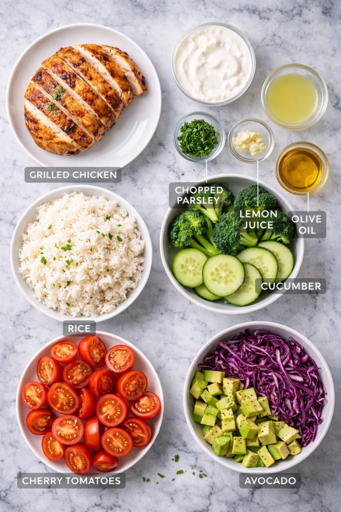 High Cook High Protein Chicken Bowl (30g Protein, Easy 20-Minute Meal)