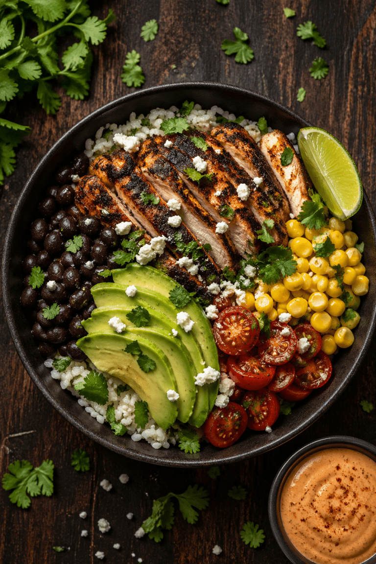 High-Protein Chicken Burrito Bowl: The Viral 42g-Protein Meal Prep You’ll Actually Eat All Week