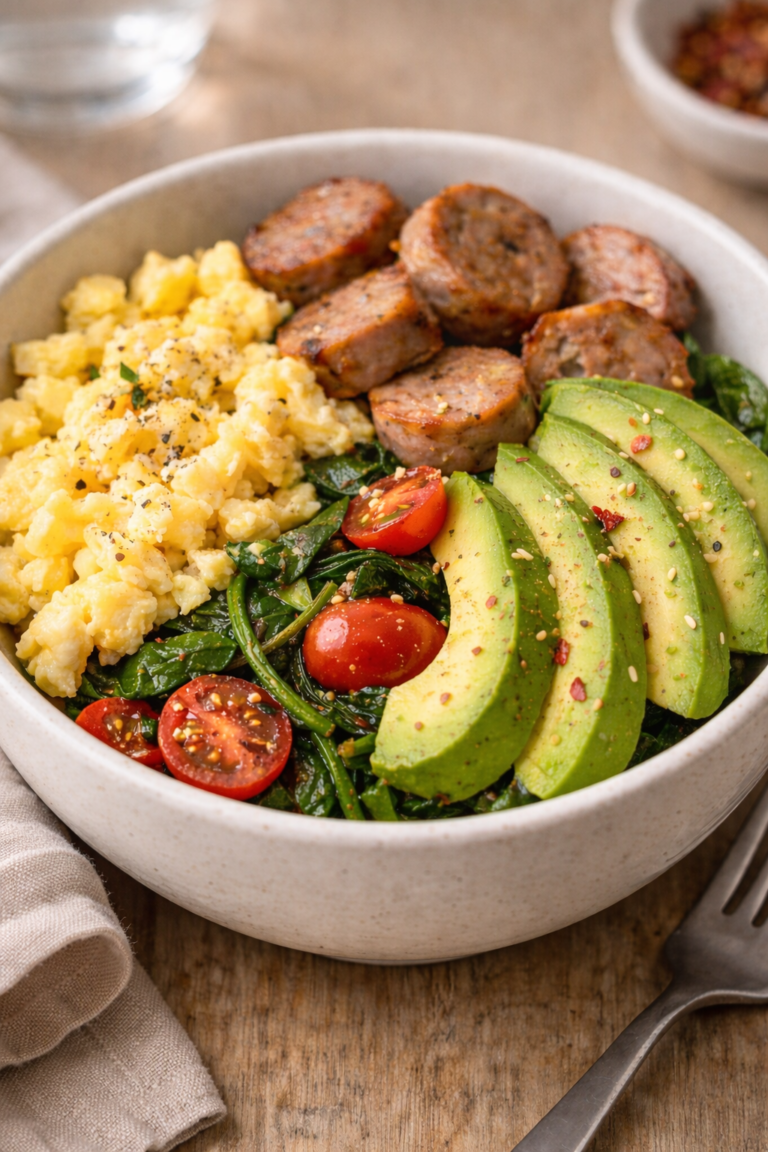 High Protein Breakfast Bowl (35g Protein, Ready in 15 Minutes)